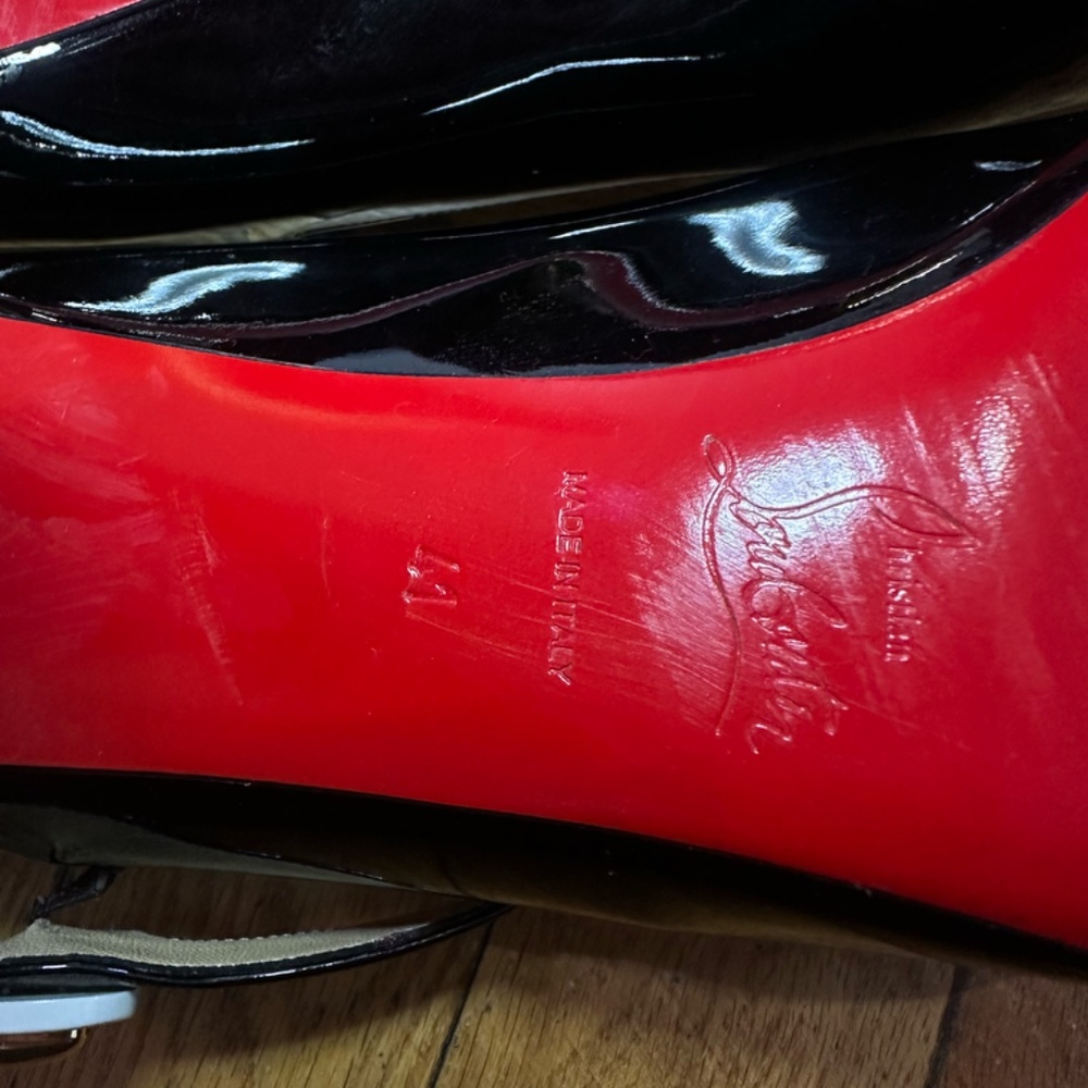SOLD! Christian Louboutin Bibaba 85 Mary Jane Pumps - Picture 11 of 11